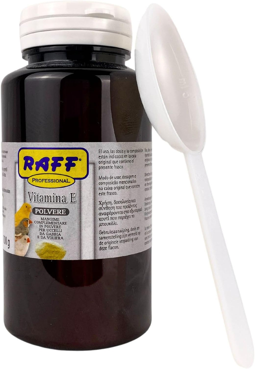Raff Vitamina E Polvere para Aves 100g