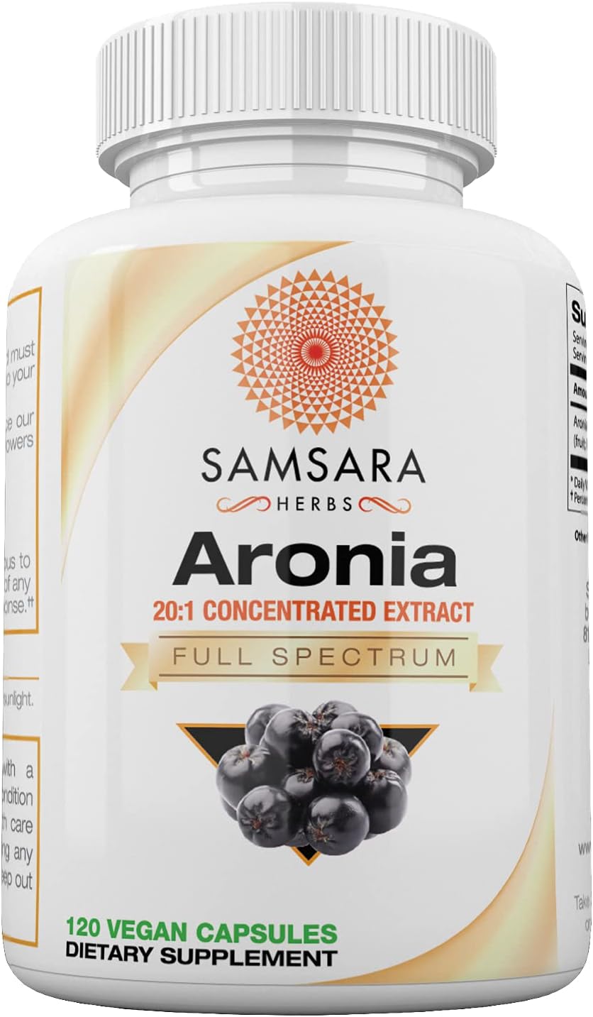 Samsara Herbs Extracto en Polvo de Baya de Aronia 20:1 (114g)
