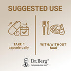 Dr. Berg Maximum Strength 7-in-1 Vitamin D3 K2 10,000 IU - 120 Capsules