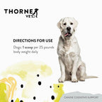 ThorneVet Canine Cognitive Support Powder - Apoyo Cognitivo para Perros Mayores (90 Dosis)