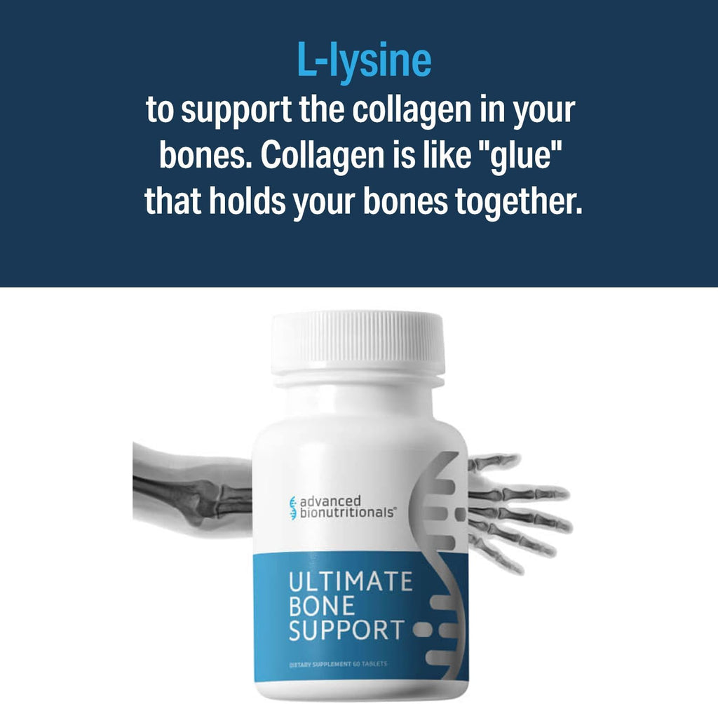 Advanced Bionutritionals Ultimate Bone Support - Suplemento para la Salud Ósea (60 Comprimidos)