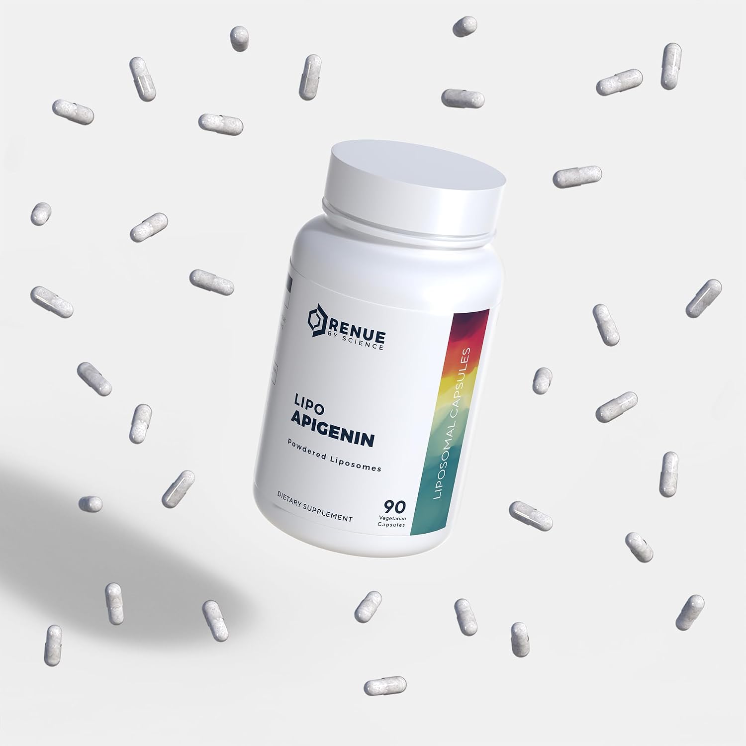 Renue By Science Apigenina Liposomal | 90 Cápsulas | 75 mg por ración | Alta Absorción | No OGM | Sin Alérgenos