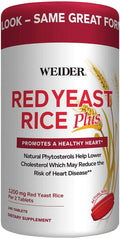 Weider Arroz de Levadura Roja Plus con Fitoesteroles - Pack de 2 (240 comprimidos x 2)