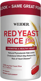 Weider Arroz de Levadura Roja Plus con Fitoesteroles - Pack de 2 (240 comprimidos x 2)