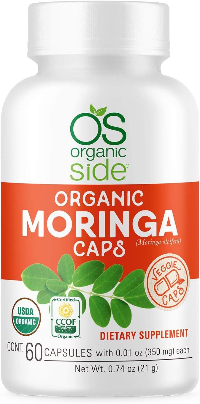 Cápsulas de Moringa Orgánica | 60 Cápsulas