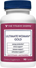 Ultimate Woman's Gold Multivitamin con Hierro, Vitaminas B y D3 - 90 Comprimidos