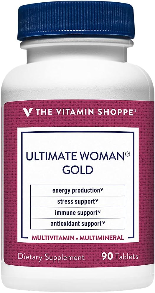 Ultimate Woman's Gold Multivitamin con Hierro, Vitaminas B y D3 - 90 Comprimidos