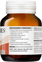 Blackmores Vitamina D3 1000 IU, 60 Cápsulas