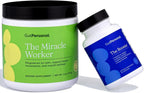 GutPersonal The Gut Fix™ Pack: The Miracle Worker Magnesio en Polvo, Sabor Fresa, 30 Dosis + The Booster Probiótico, Cápsulas, 60 Dosis