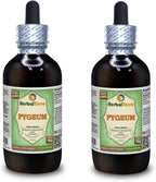 African Cherry Pygeum (Prunus Africana) Glicerita, Extracto Líquido Sin Alcohol de Corteza Seca – 2x120 ml | HerbalTerra
