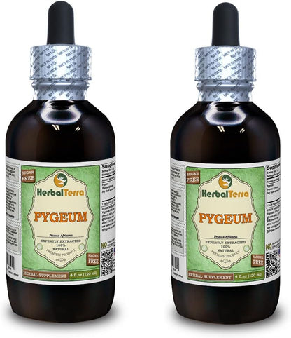 African Cherry Pygeum (Prunus Africana) Glicerita, Extracto Líquido Sin Alcohol de Corteza Seca – 2x120 ml | HerbalTerra – Image 1