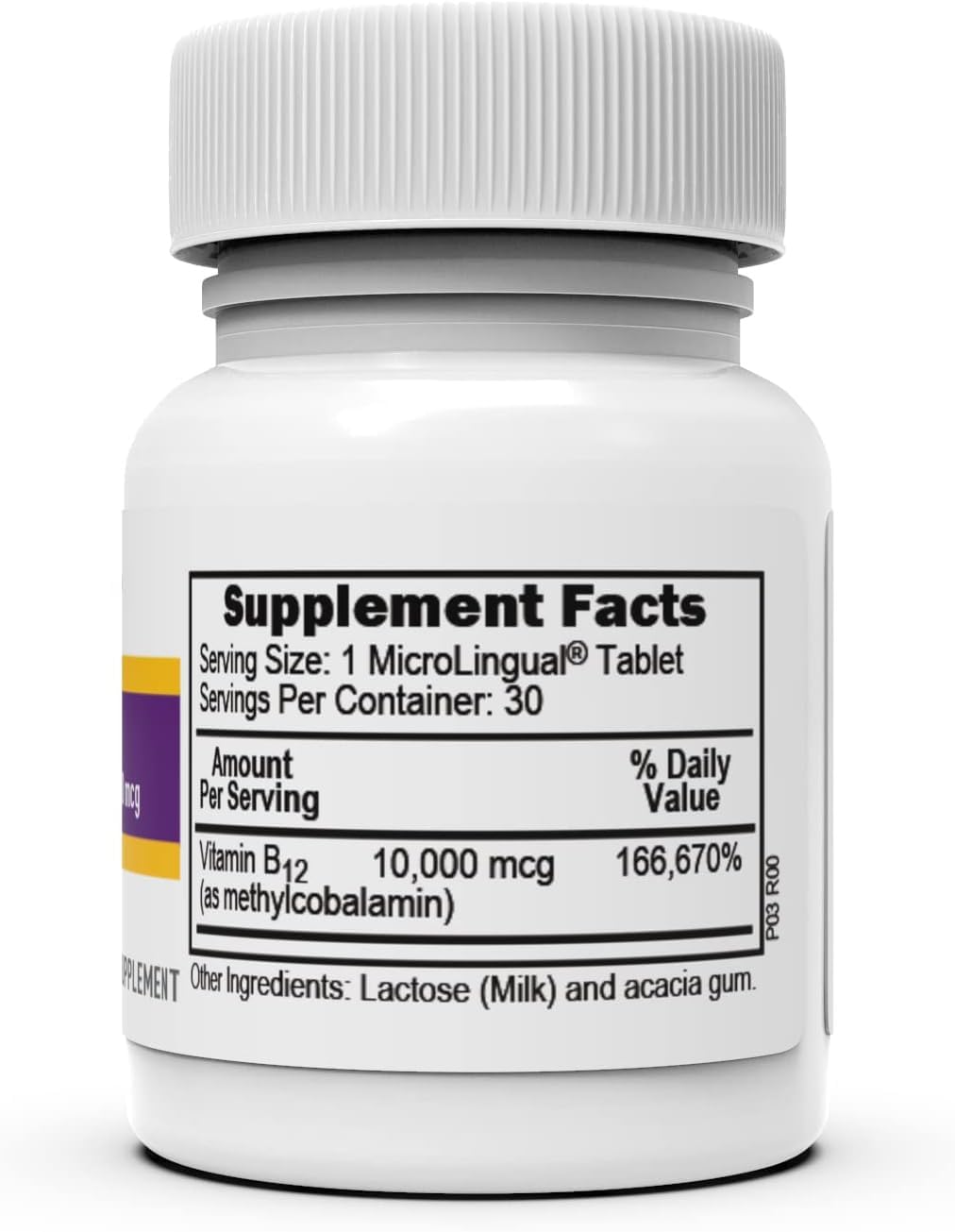 Superior Source Metilcobalamina B-12 sin inyecciones 10000 mcg - 30 Comprimidos sublinguales