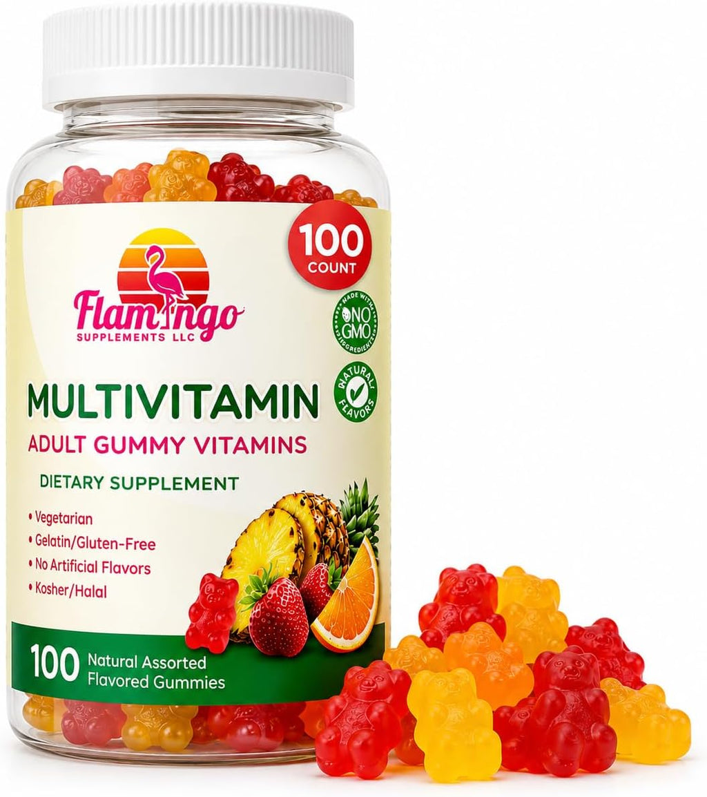 Flamingo Supplements Gomitas Multivitamínicas - 100 Gomitas Multivitamínicas