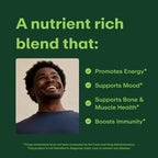 WellWithAll Multivitamínico para Hombres con Zinc, Vitamina D, B12, K2 y Calcio | Apoyo Inmunidad y Energía | 60 Comprimidos