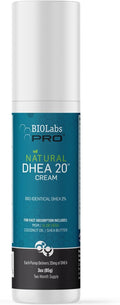 DHEA Cream 20mg Natural Bioidentical - BIOLABS PRO (Unscented, 85g)