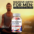 Massive Girth Gummy for Men - Gominolas de Cáñamo (60 uds)