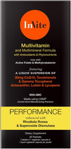 Invite Health Performance Vitamin - Multivitamínico Completo para Deportistas (30 Sobres)