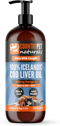 Aceite de Hígado de Bacalao Puro Islandés para Perros y Gatos