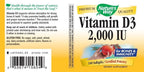 Vitamin D3 2000 IU, 240 Softgels (2 Pack)