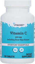 Vitacost Vitamin C with Rose Hips Extract, 100 Tablets