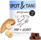Probioticos para perros - Spot & Tango - Calabaza, Curcuma, Raiz de Achicoria, Pimienta Negra, Mezcla de 9 Cepas - 56 Masticables