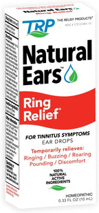 Ring Relief Ear Drops - Tinnitus Relief with Natural Ingredients - 0.33 oz