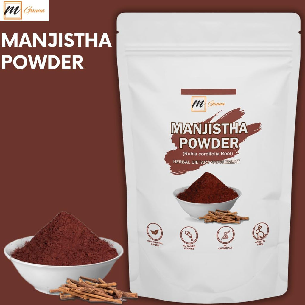 Manjistha / Rubia Cordifolia / Polvo de Raíz de Rubia - 100 g
