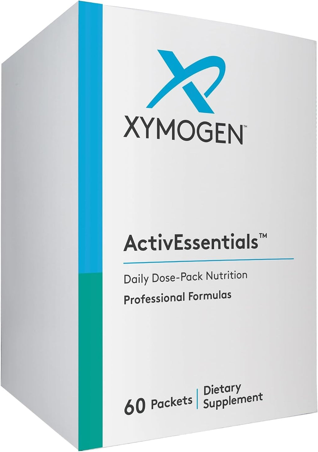 XYMOGEN ActivEssentials - Iron-Free Multivitamin with Omega-3 and Calcium - 60 Daily Packets