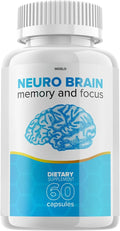 Neuro Brain and Focus Supplement, Neuro Brain Memory Focus and Cognitive Support, Neuro Brain Pills Nootropic, NeuroBrain to Boost Memory, Neuro Brain Vitamin Reviews (60 Capsules)
