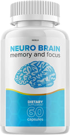 Neuro Brain and Focus Supplement, Neuro Brain Memory Focus and Cognitive Support, Neuro Brain Pills Nootropic, NeuroBrain to Boost Memory, Neuro Brain Vitamin Reviews (60 Capsules)