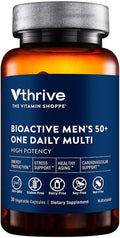 Vthrive BioActive Men 50+ Multivitamínico Diario para Hombres Mayores de 50 Años
