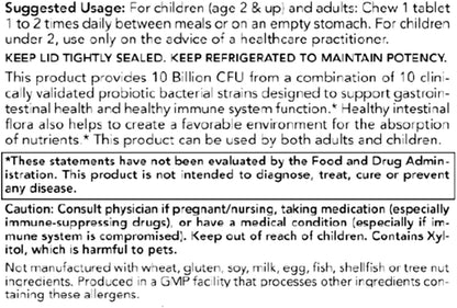 Rachel's Pro Berry Chewables Probiótico Masticable 10 Cepas - 50 Comprimidos – Image 8