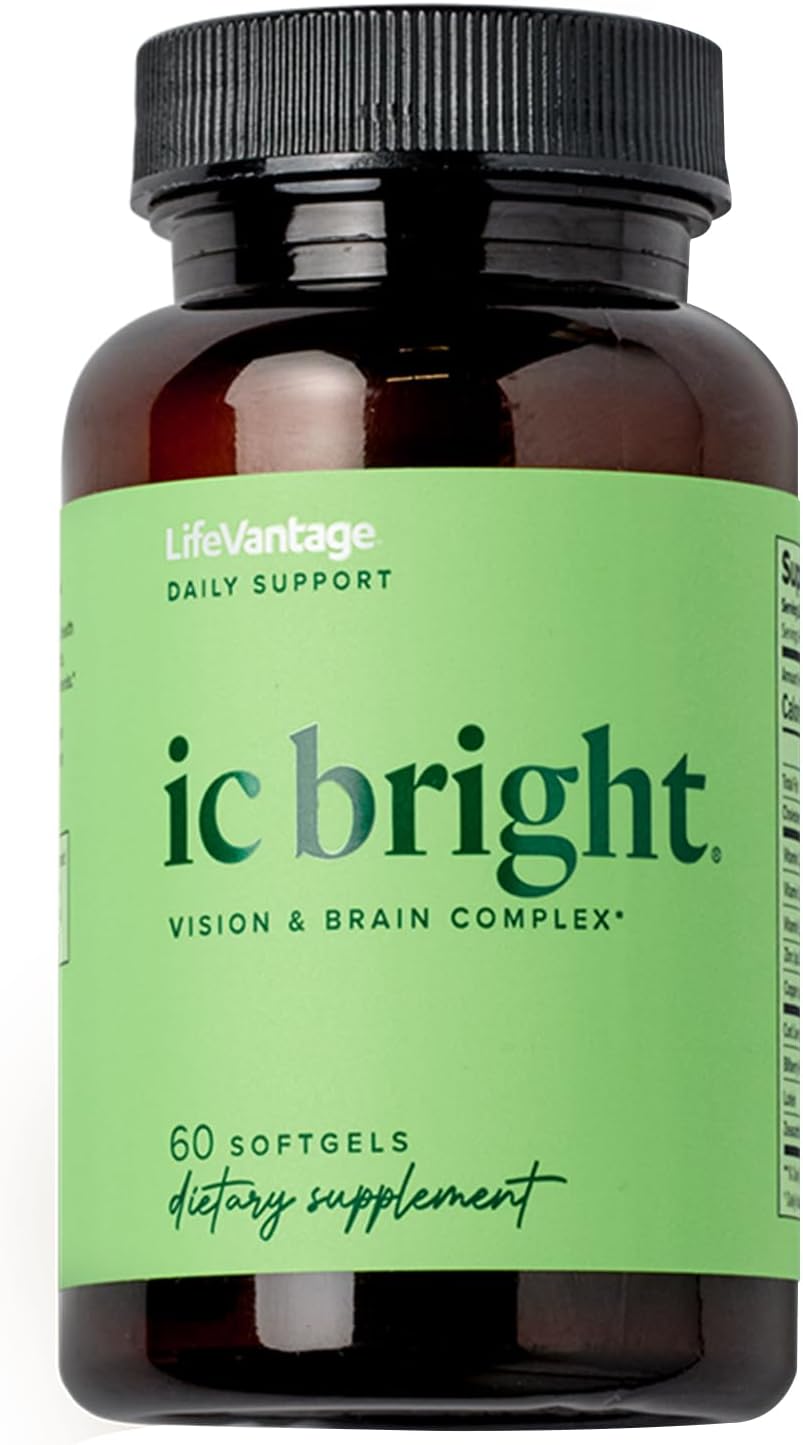 LifeVantage IC Bright - Complejo para la Visión y el Cerebro (60 cápsulas blandas)
