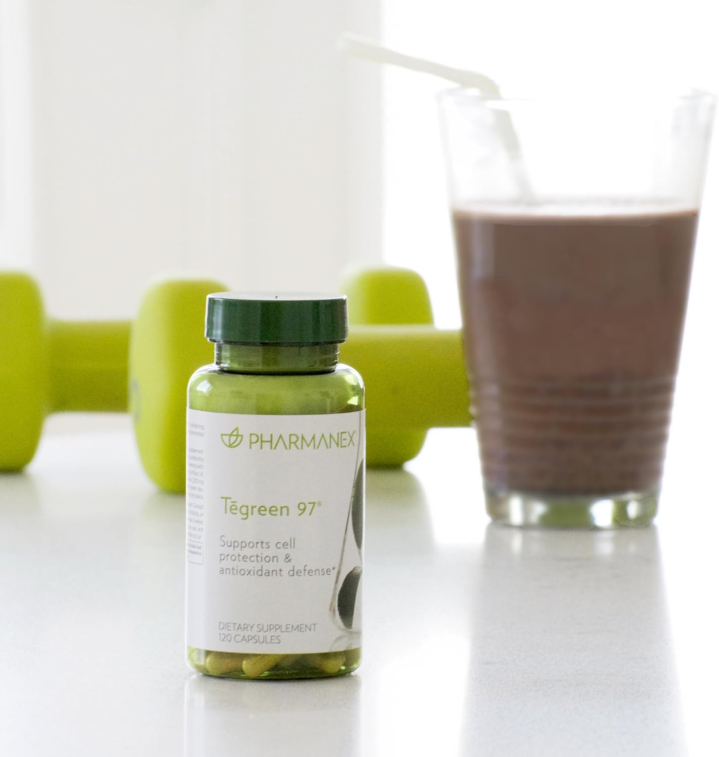 Nu Skin Pharmanex Tegreen 97 - Protección Celular | 120 Cápsulas | Extracto de Té Verde con 97% Polifenoles