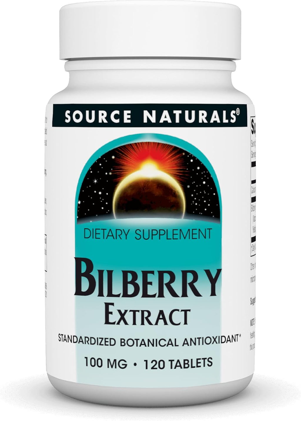Source Naturals Extracto de Arándano Estandarizado - 100 mg, 120 Comprimidos