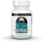 Source Naturals BioPerine - Extracto de fruta de pimienta negra, contribuye a la absorción de nutrientes 10 mg, 120 tabletas