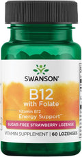 Swanson Vitamin B12 with Folic Acid, 60 tablets