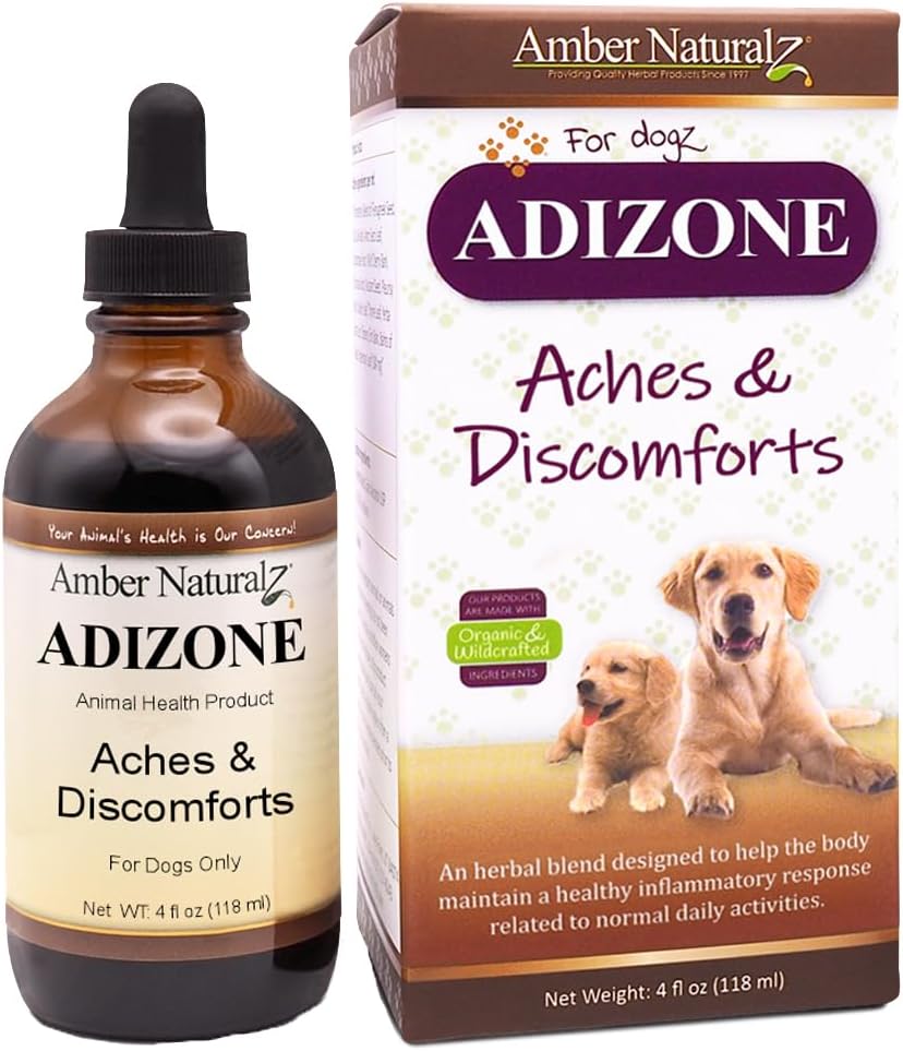 Amber NaturalZ Adizone Suplemento Herbal para Perros – 118 ml