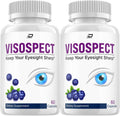 Visospect Plus Eye Support Supplement - Cápsulas Visospect Plus (2 Paquetes, 120 Cápsulas)