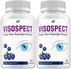 Visospect Plus Eye Support Supplement - Cápsulas Visospect Plus (2 Paquetes, 120 Cápsulas)
