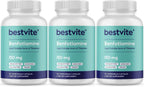 BESTVITE Benfotiamina 150mg (240 Cápsulas Vegetarianas) - Sin Estearatos - Sin Dióxido de Silicio - Vegano - Sin OGM - Sin Gluten
