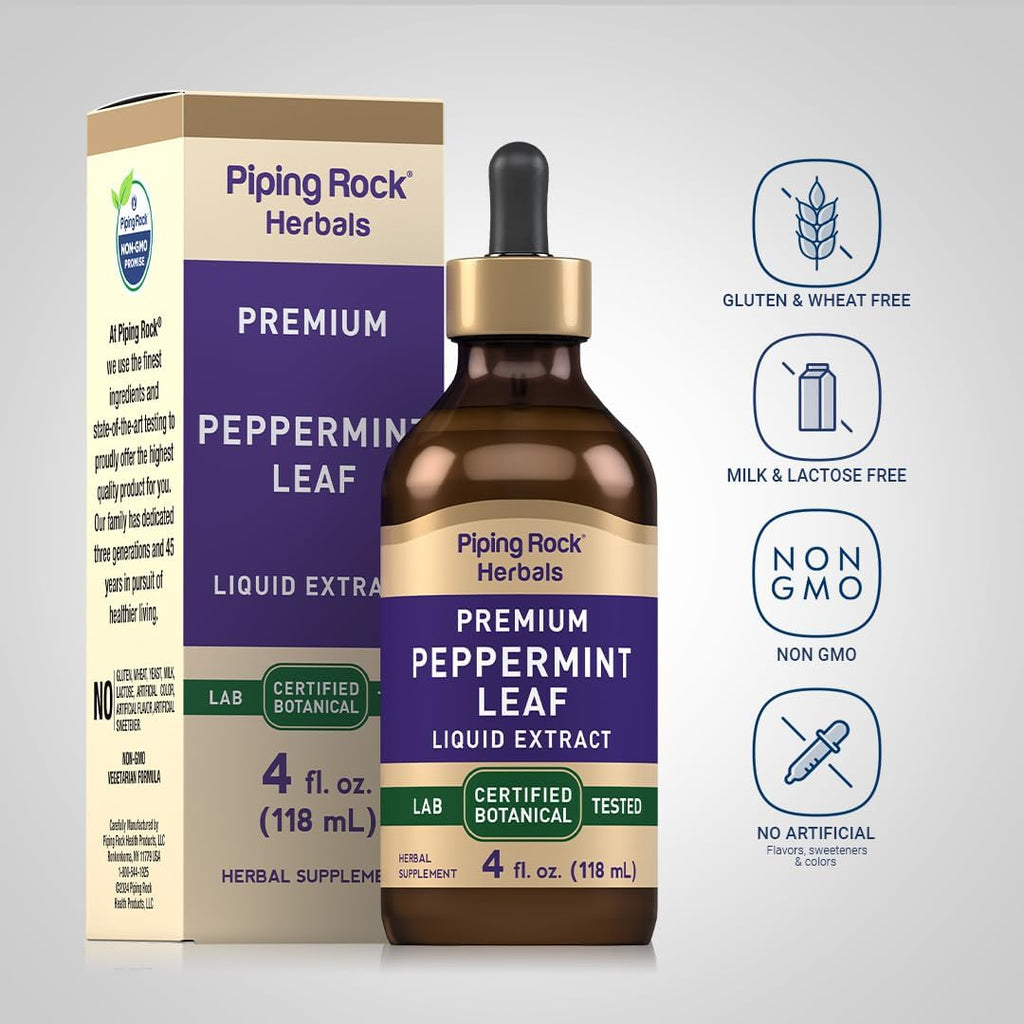 Piping Rock Extracto Líquido de Menta Piperita, 118 ml