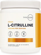 Type Zero L-Citrulina Base en Polvo, 3.000 mg por ración - 100 raciones