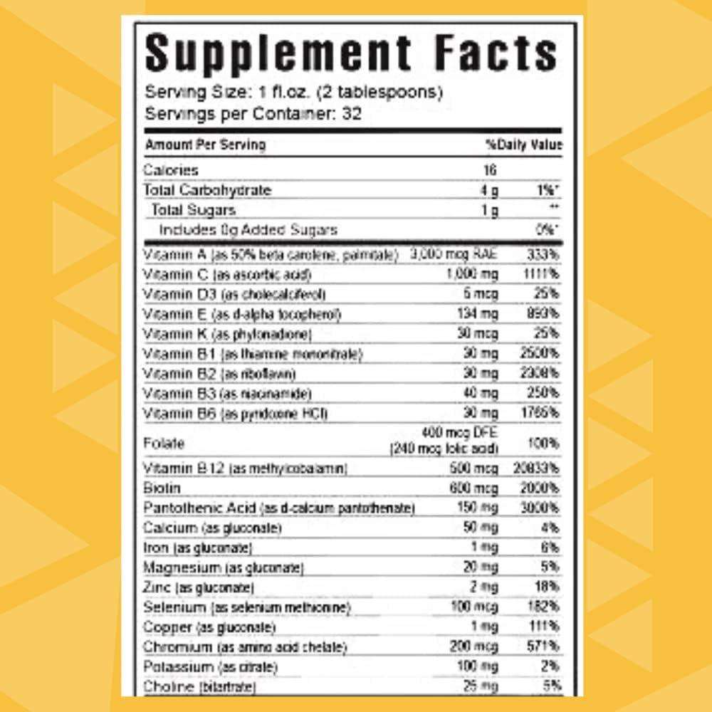 Youngevity Majestic Earth Ultimate Tangy Tangerine - Multivitamínico Líquido 946 ml