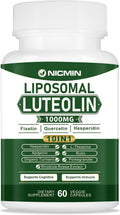 NICMIN 1000mg Luteolina Liposomal, Máxima Absorción, 60 Cápsulas