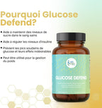 Glucose Defend con Berberina, Ácido Alfa Lipoico, CinSulin® Canela, Crominex 3+®, Extracto de Momordica Charantia, Vanadio – 60 Cápsulas Veganas