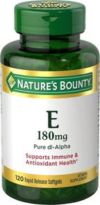 Nature's Bounty Vitamina E 400 UI - 240 Cápsulas Blandas (2 Paquetes de 120)