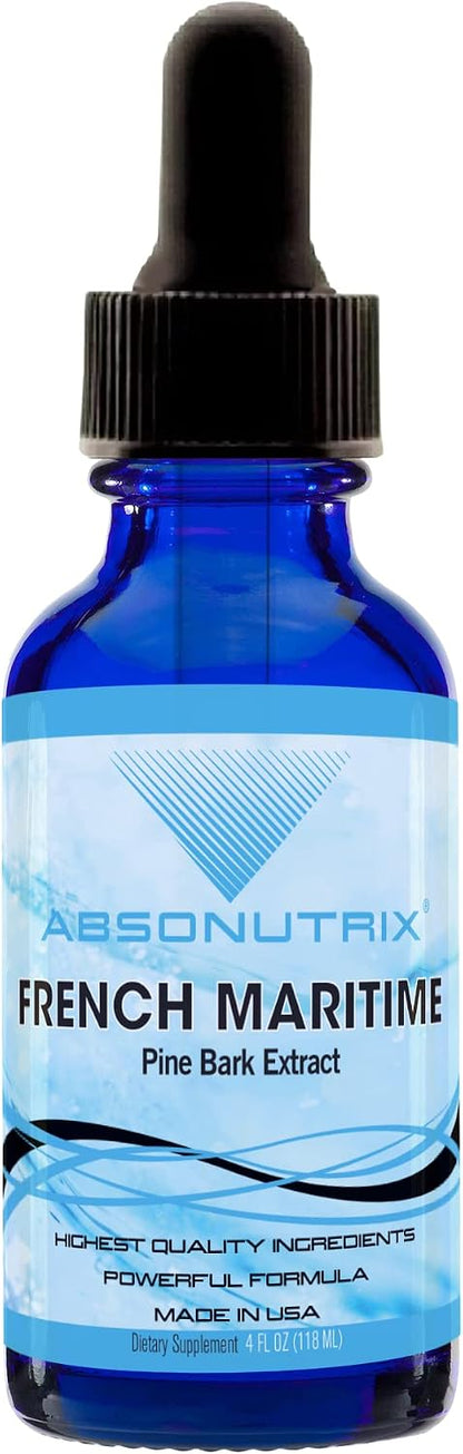 Absonutrix Extracto de Corteza de Pino Marítimo Francés 590 mg - 118 ml (4 fl oz) Gotas