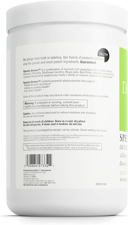 DAVINCI Labs Spectra Greens Detoxifier - – Enzimas digestivas: Como la amilasa, proteasa y lipasa, que colaboran – Image 3