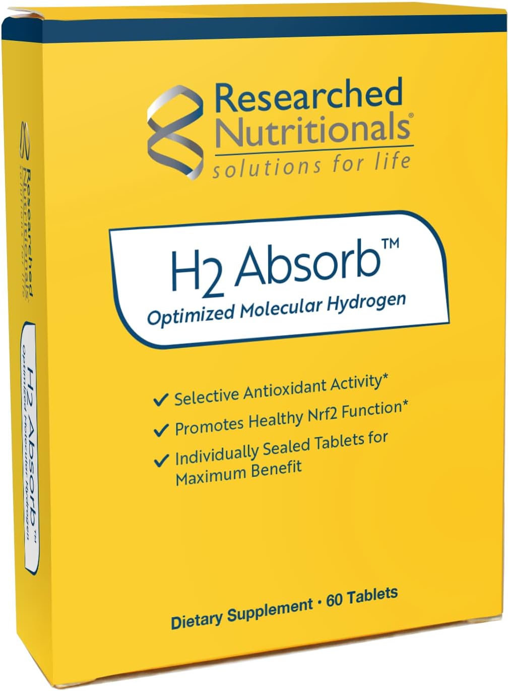 H2 Absorb Molecular Hydrogen Tablets - 60 Tabletas
